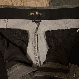 Lee Flex Motion Black and Gray Trousers